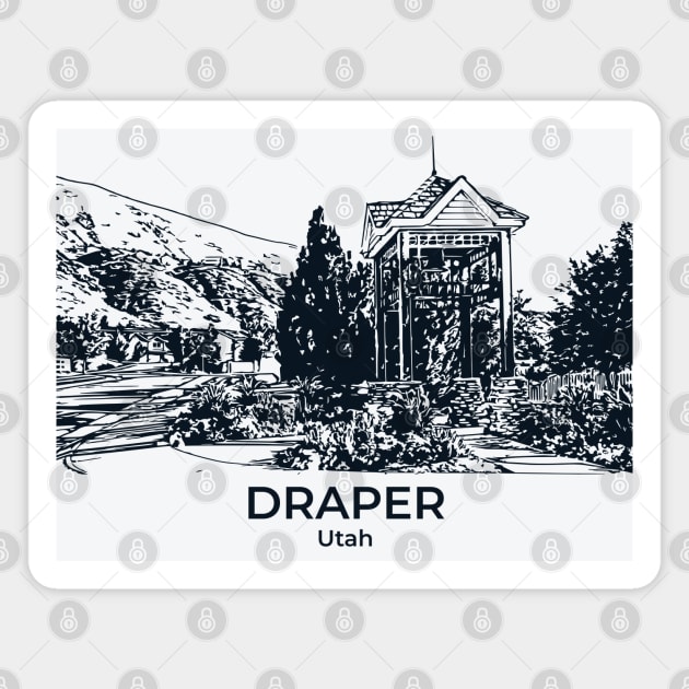 Draper - Utah Magnet by Lakeric